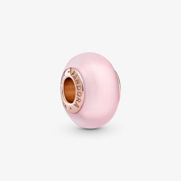 Pandora Mat Pembe Murano Cam Charm 789421C00 - 1