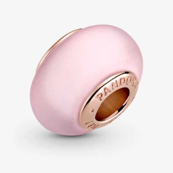 Pandora Mat Pembe Murano Cam Charm 789421C00 - 2
