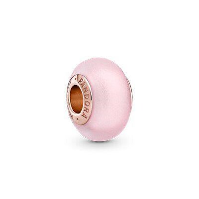 Pandora Mat Pembe Murano Cam Charm 789421C00 - 3