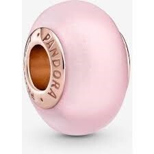 Pandora Mat Pembe Murano Cam Charm 789421C00 - 5