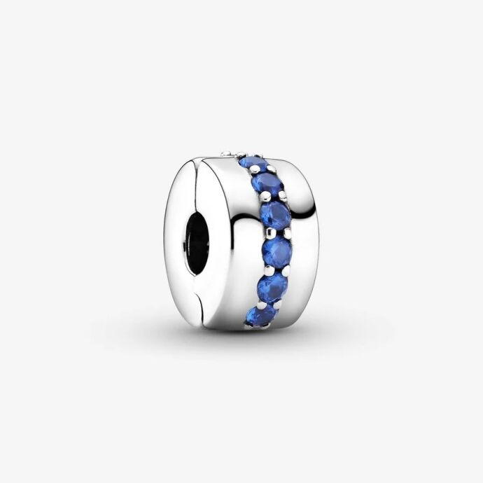 Pandora Mavi Işıltılı Klips Charm 791972C01 - 1