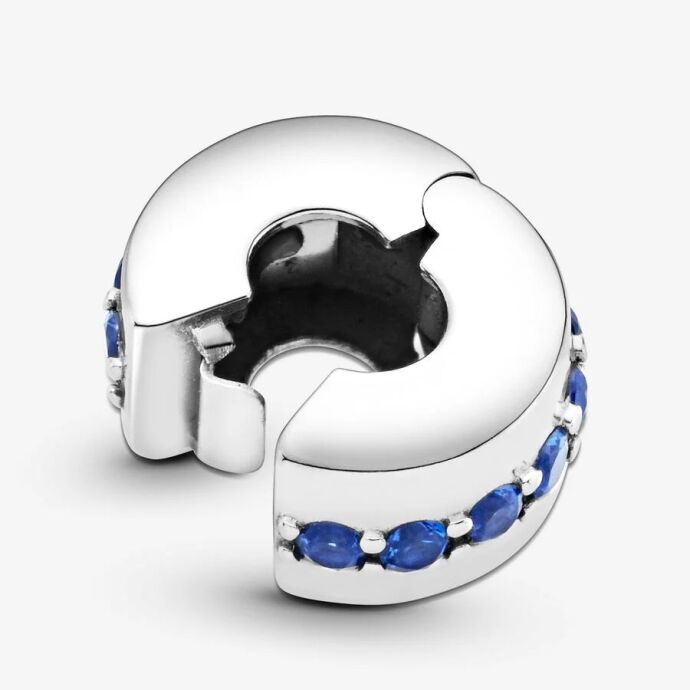 Pandora Mavi Işıltılı Klips Charm 791972C01 - 3