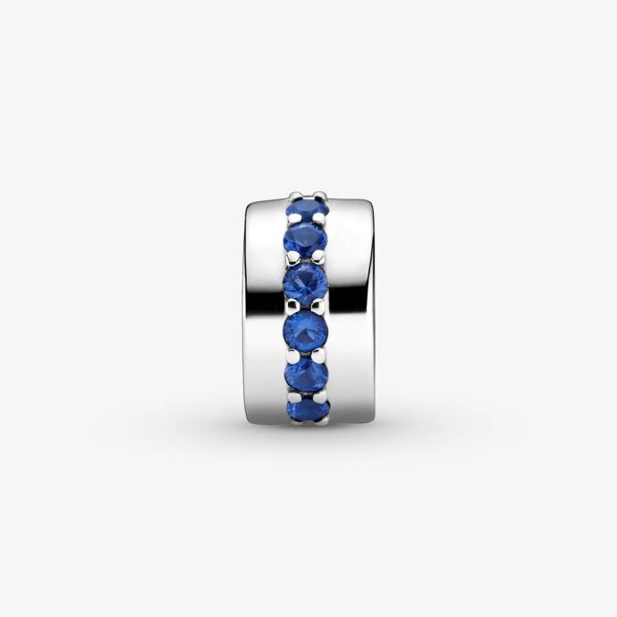 Pandora Mavi Işıltılı Klips Charm 791972C01 - 4