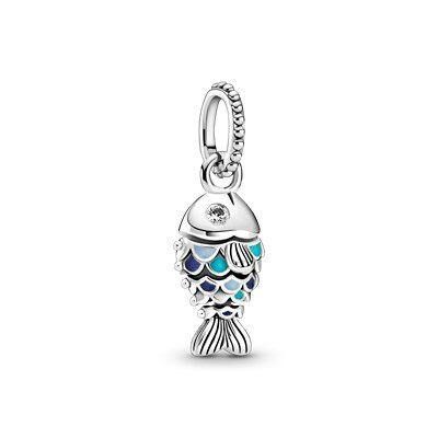 Pandora Mavi Pullu Balık Sallantılı Charm 799428C01 - 1