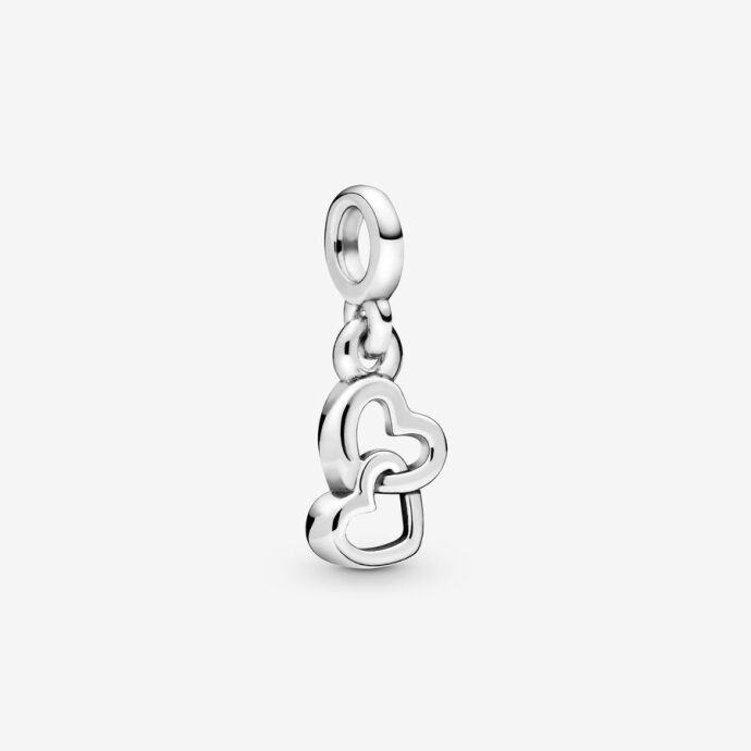Pandora ME Zincirli Kalpler Mini Sallantılı Charm - 1