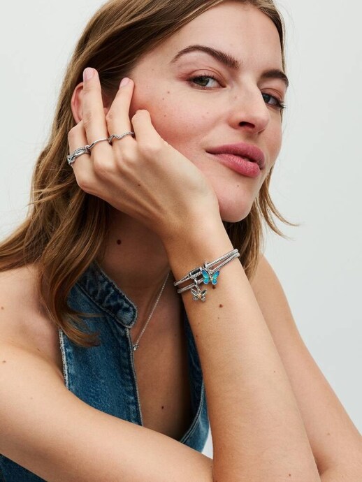 Pandora Mıknatıslı Kolay Kapanır Yılan Zincirli Bileklik 590122C00-19 - 4