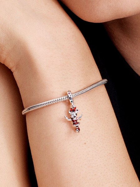 Pandora Minnie Mouse Buz Pateni Sallantılı Charm 925 ayar gümüş - 4