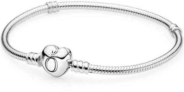 Pandora Moments Kalp Klipsli Bileklik 590719 - 1