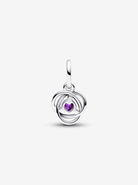 Pandora Mor Sonsuz Halka Sallantılı Charm 925 ayar gümüş - 2