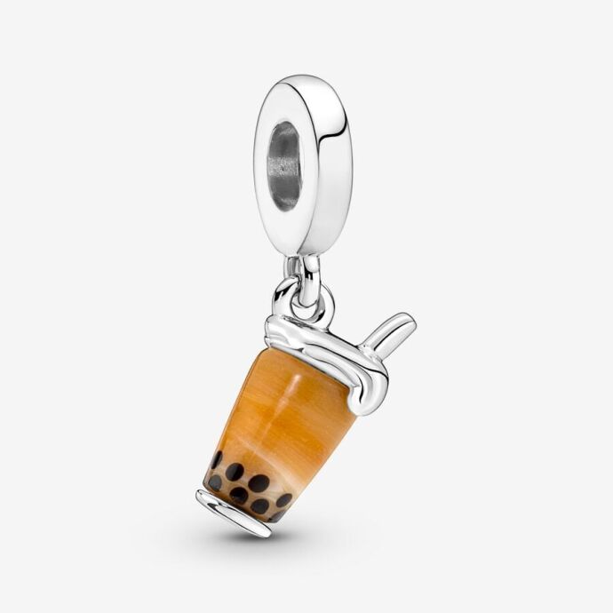 Pandora Murano Cam Kabarcık Çay Charm 791685C01 - 1