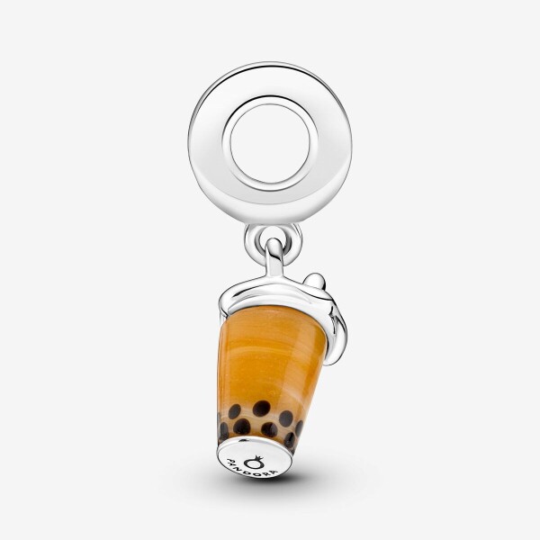 Pandora Murano Cam Kabarcık Çay Charm 791685C01 - 3