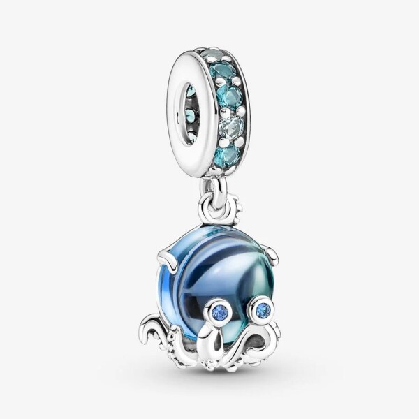 Pandora Murano Camı Sevimli Ahtapot Sallantılı Charm 791694C01 - 1