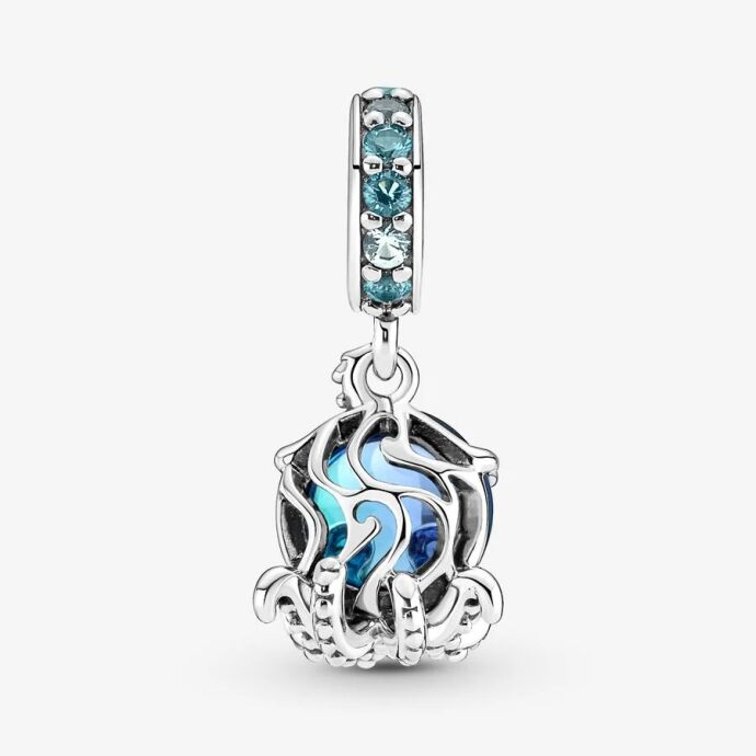 Pandora Murano Camı Sevimli Ahtapot Sallantılı Charm 791694C01 - 3