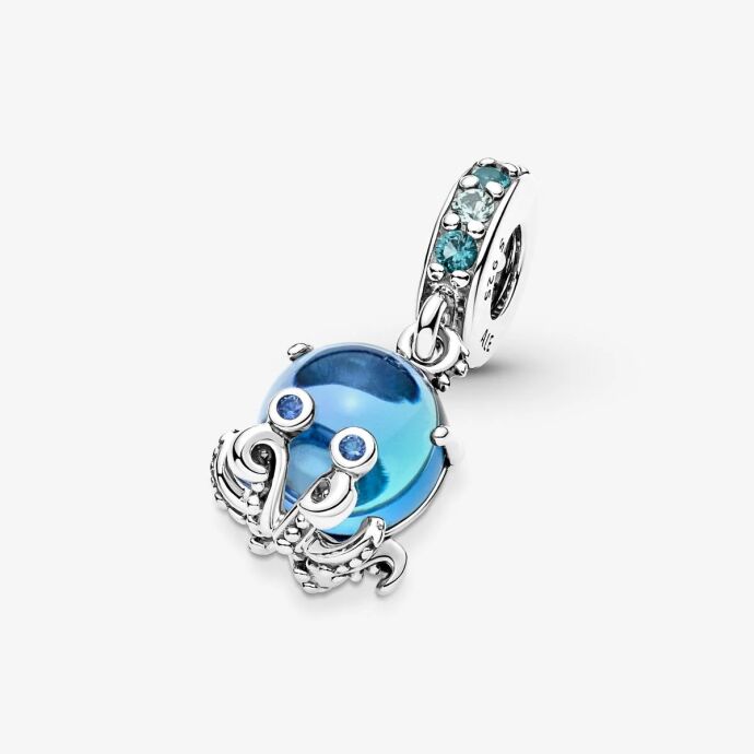 Pandora Murano Camı Sevimli Ahtapot Sallantılı Charm 791694C01 - 4