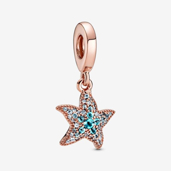 Pandora Parıltılı Deniz Yıldızı Sallantılı Charm 788942C01 - 2