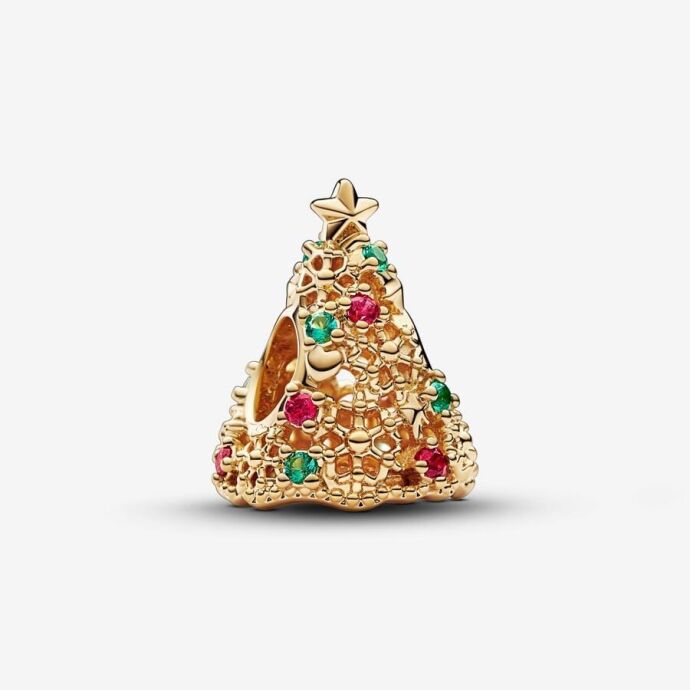 Pandora Parıltılı Noel Ağacı Süsü Charm 769226C01 - 1