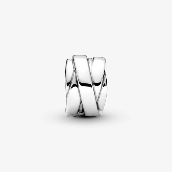 Pandora Parlak Şerit Klips Charm 799502C00 - 2