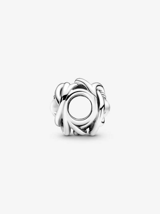 Pandora Şeffaf Sonsuzluk Sarmalı Charm 925 ayar gümüş - 2