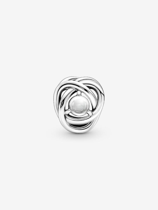 Pandora Şeffaf Sonsuzluk Sarmalı Charm 925 ayar gümüş - 3
