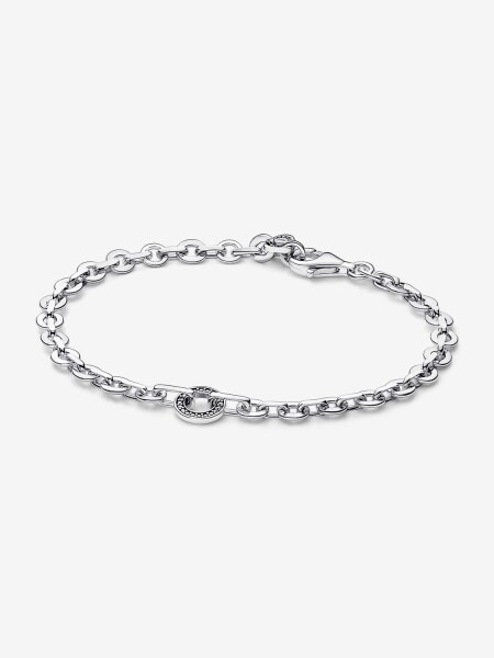 Pandora Signature Pavé Kalın Zincirli Bileklik 925 ayar gümüş - 1