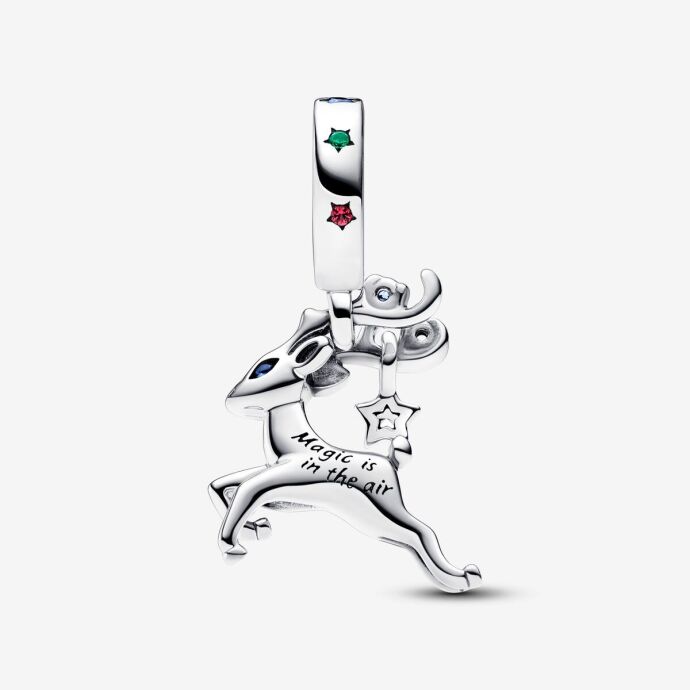 Pandora Sihirli Yılbaşı Ren Geyiği Sallantılı Charm 792826C01 - 2