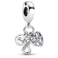 Pandora Sonsuz Aile Sevgisi Üçlü Sallantılı Charm 792201C01 - 3