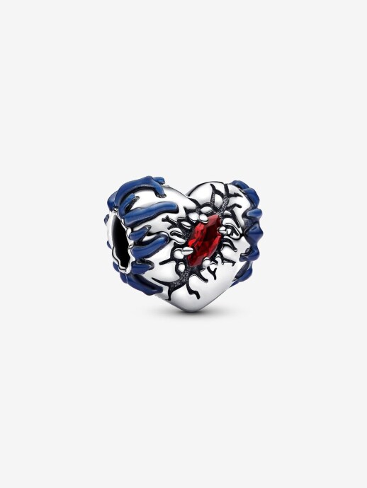 Pandora Stranger Things Karanlıkta Parlayan Kalp Charm 925 ayar gümüş - 1