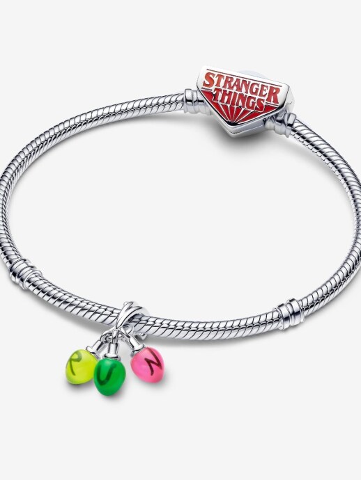 Pandora Stranger Things Karanlıkta Parlayan RUN Sallantılı Charm 925 ayar gümüş - 3