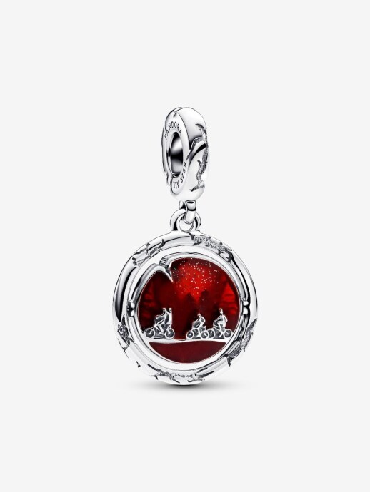 Pandora Stranger Things Karanlıkta Parlayan Upside Down Sallantılı Charm 925 ayar gümüş - 1