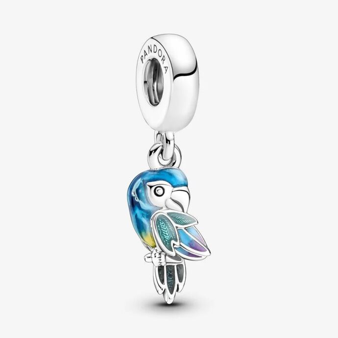 Pandora Tropik Cennet Papağanı Sallantılı Charm 791679C01 - 1