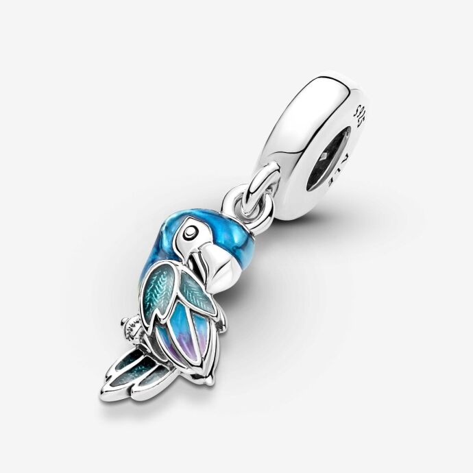 Pandora Tropik Cennet Papağanı Sallantılı Charm 791679C01 - 2