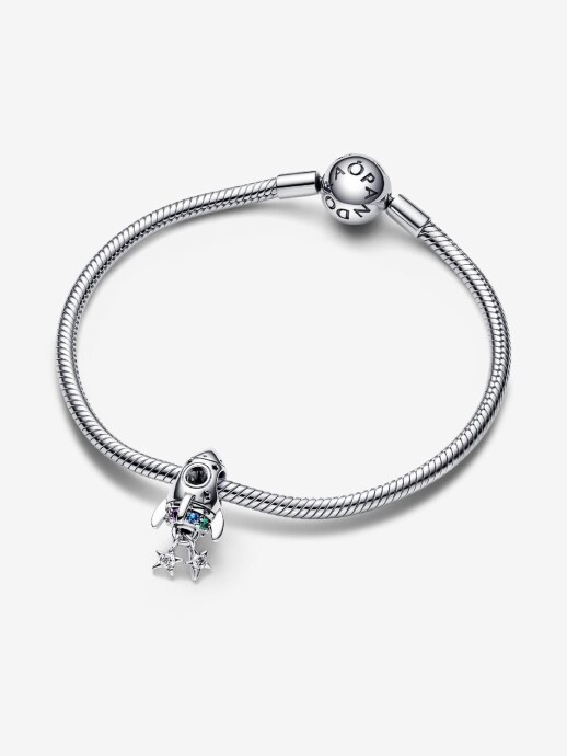 Pandora Uzay Sevgisi Roket Charm 925 ayar gümüş - 3