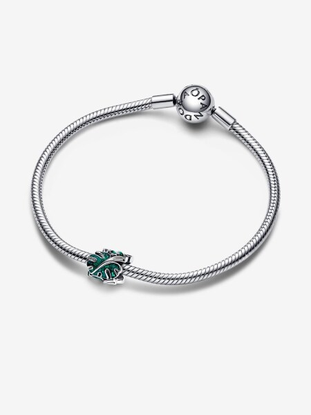 Pandora Yeşil Devetabanı Yaprakları Charm 925 ayar gümüş - 4