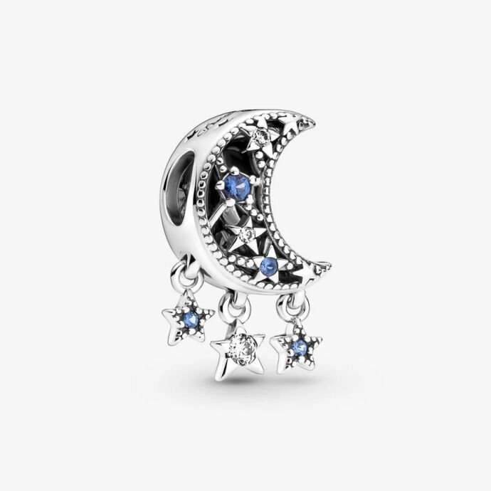 Pandora Yıldız ve Yeni Ay Charm 799643C01 - 1