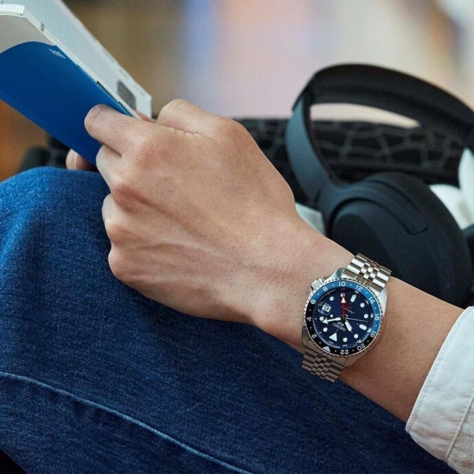 Seiko 5 Sports Otomatik GMT SSK003K1 Erkek Kol Saati - 4