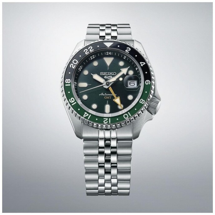 Seiko 5 Sports Otomatik GMT SSK035K Erkek Kol Saati - 4