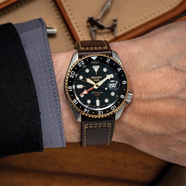 Seiko 5 Sports Otomatik GMT SSK036K Erkek Kol Saati SSK036K1 - 4