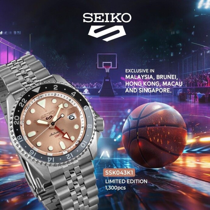 Seiko 5 Sports Otomatik GMT SSK043K Erkek Kol Saati SSK043K1 - 3
