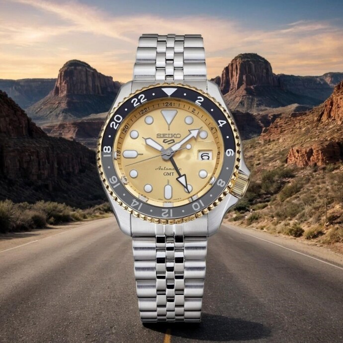 Seiko 5 Sports Otomatik GMT SSK044K Erkek Kol Saati SSK044K1 - 5