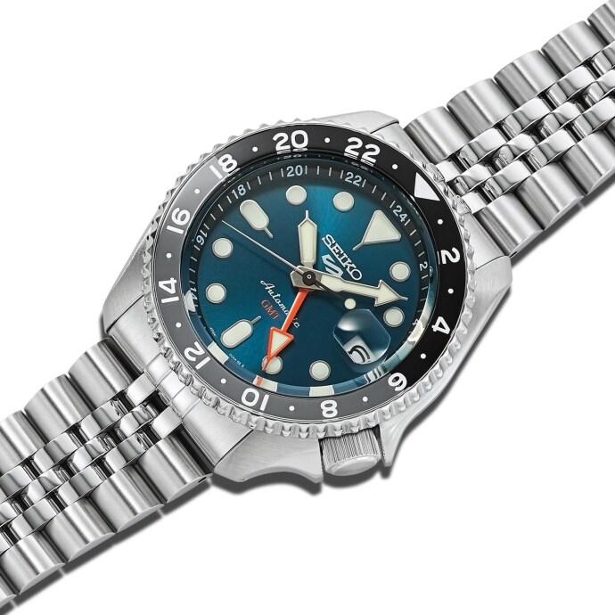 Seiko 5 Sports Otomatik GMT SSK045K Erkek Kol Saati SSK045K1 - 4