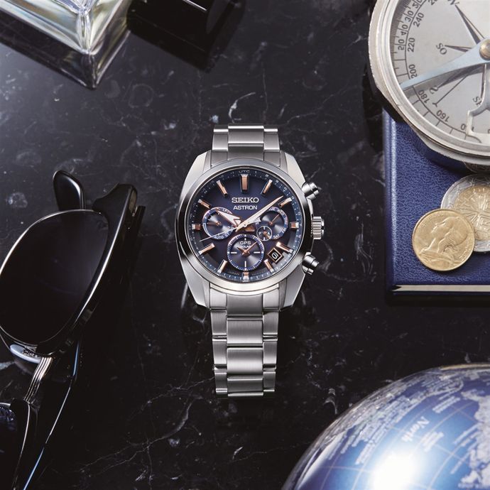 Seiko Astron GPS Solar SSH049J Erkek Kol Saati - 4