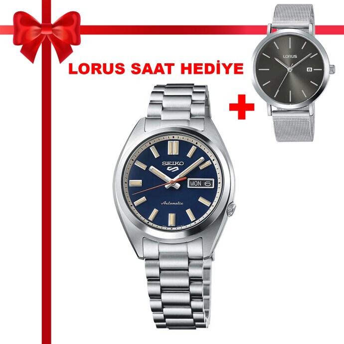 SRPK87K Seiko 5 Sports Otomatik Erkek Kol Saati + Lorus Saat Hediyesi - 1