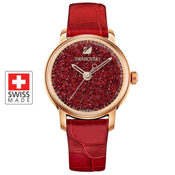 Swarovski Saat Crystalline Hours Q Ls Red/siam/pro 5295380 - 3