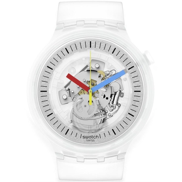 SWATCH SB01K100 CLEARLY BOLD Kol Saati - 1