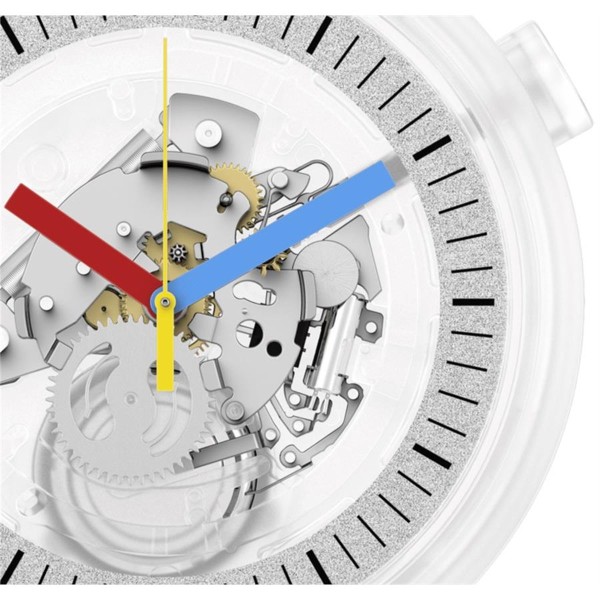 SWATCH SB01K100 CLEARLY BOLD Kol Saati - 3