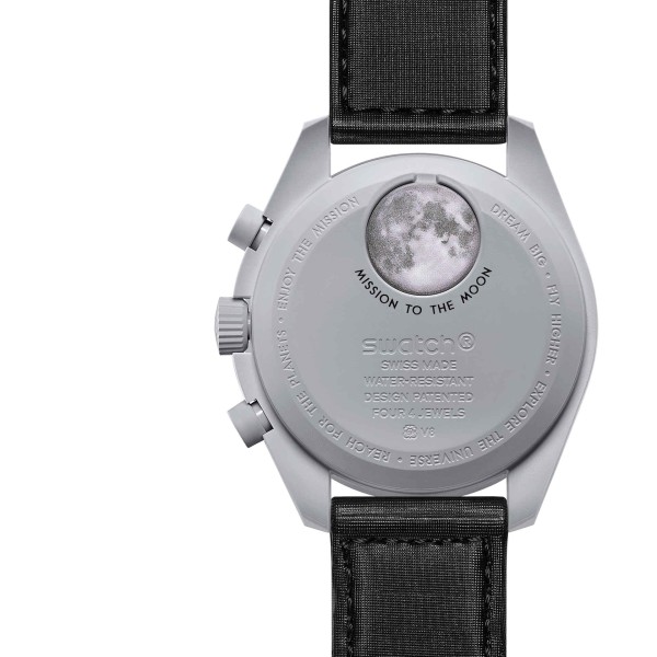Swatch SO33M100 Bioceramic Moonswatch Mission to the Moon Unisex Kol Saati - 2
