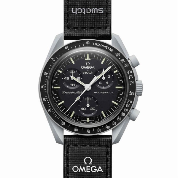 Swatch SO33M100 Bioceramic Moonswatch Mission to the Moon Unisex Kol Saati - 3