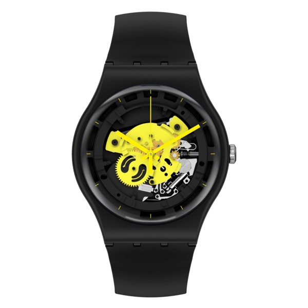 TIME TO YELLOW BIG SO32B111 ERKEK KOL SAATİ - SWATCH