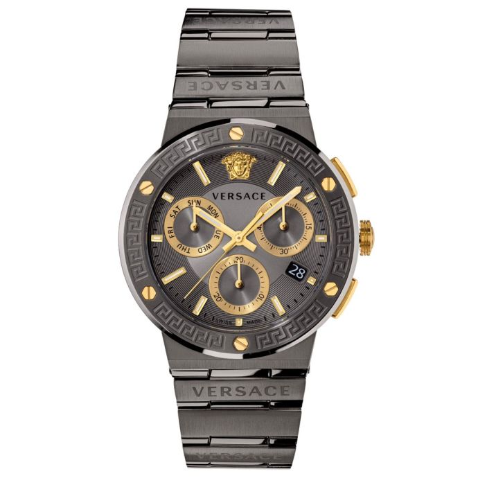 Versace Greca Logo Chrono VRSCVEZ900521 Erkek Kol Saati - 1